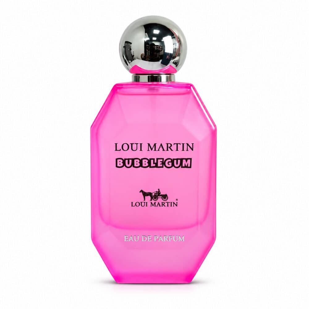 Flacon Bubblegum Loui Martin 100 ml sur fond blanc