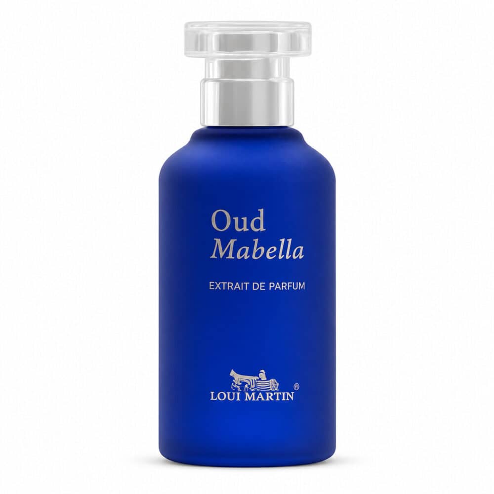 Extrait de parfum Oud Mabella Loui Martin 100 ml sur fond blanc