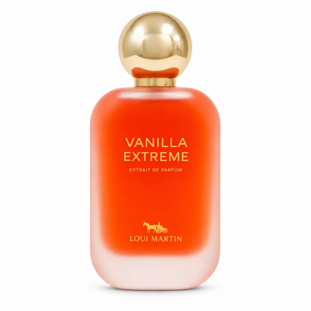Flacon Vanilla Extrême Loui Martin 100 ml sur fond blanc