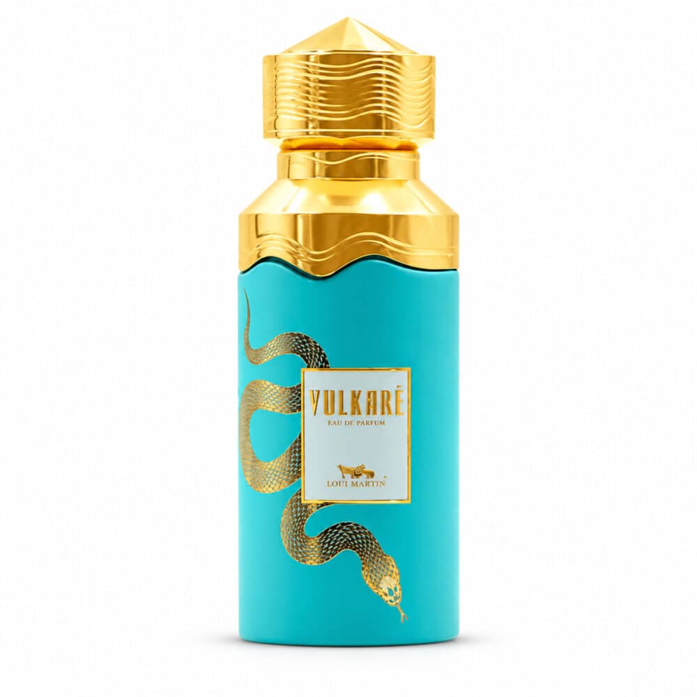 Flacon Vulkaré Loui Martin 100 ml sur fond blanc